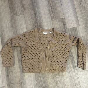 Vince Women's Brown Wool/Cashmere Cardigan